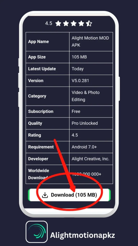 Alight Motion MOD APK Download Screenshot