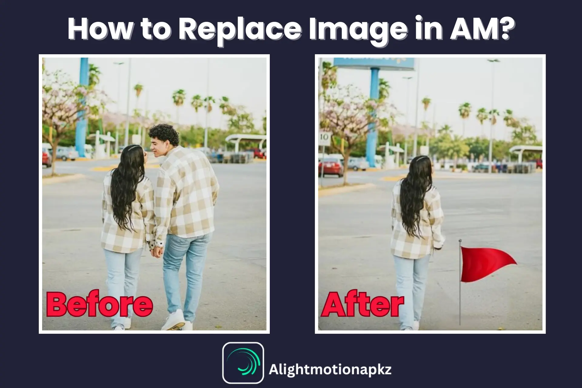 How to Replace an Image on Alight Motion? Set Image Feature of Blog