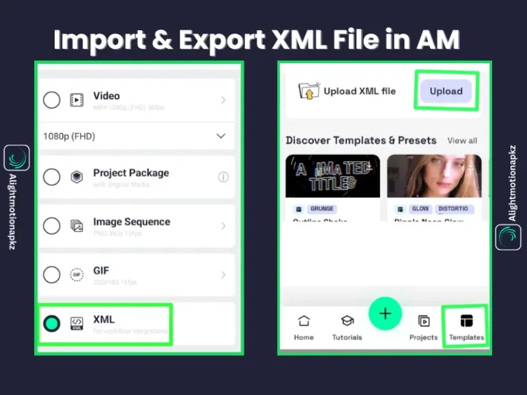 Import an XML File in Alight Motion Set Feature Image of Blog Post