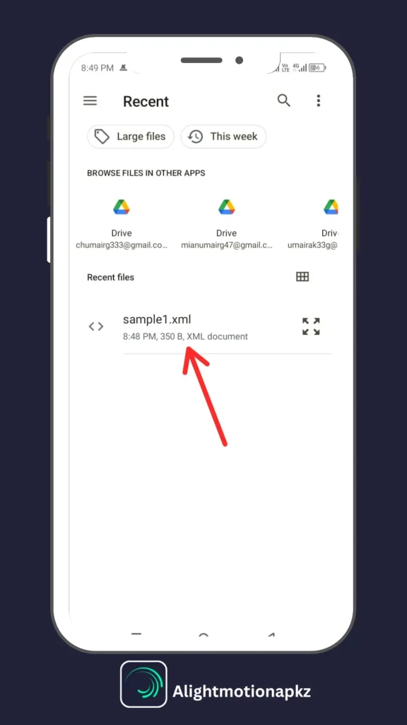 Download XML File Screenshot in AM