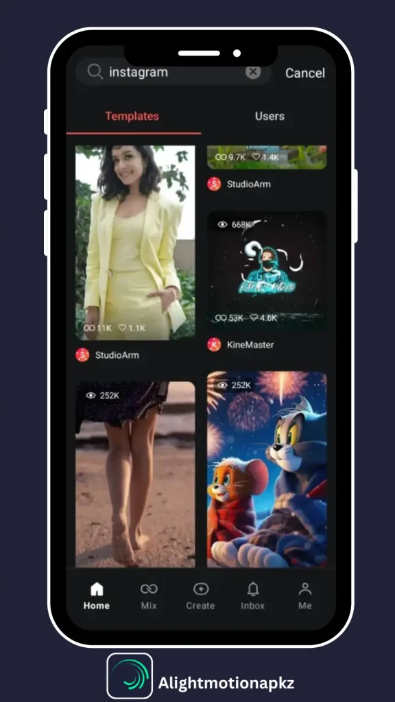 Kinemaster Templates feature image