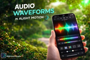 Enhanced Audio Waveforms in alight motion