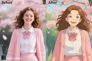 Manga/AI Filters in alight motion