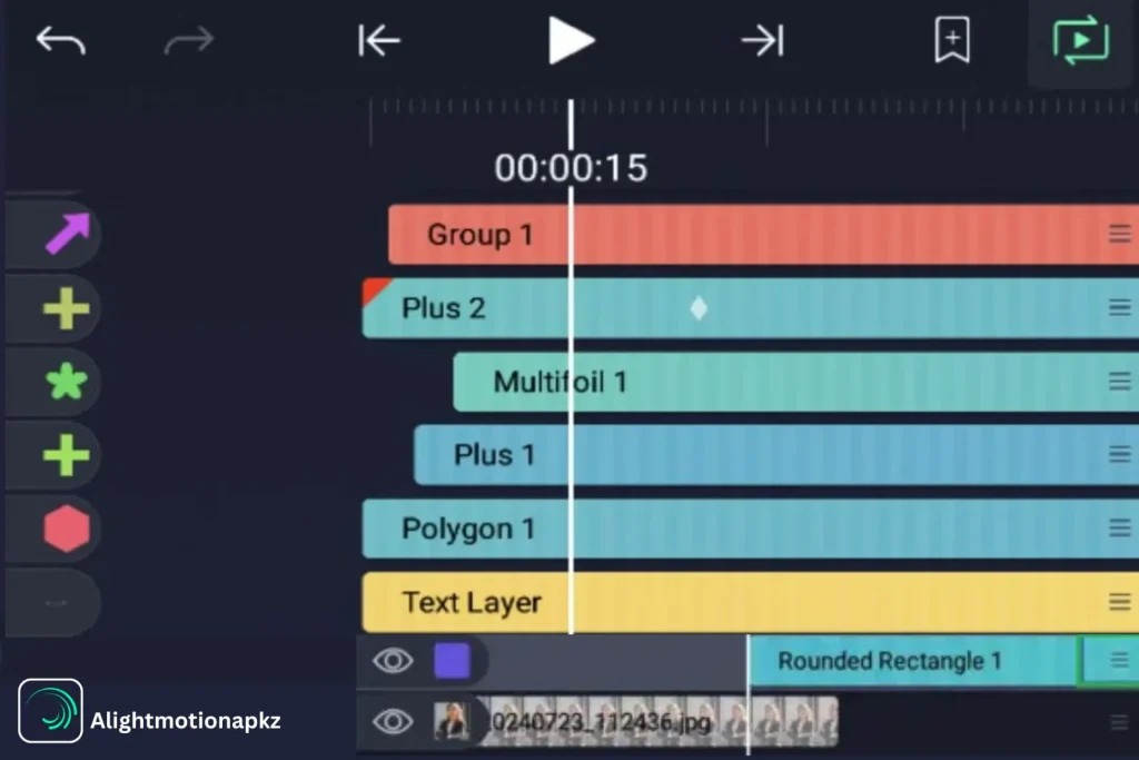 Multiple-Layer Support in alight motion
