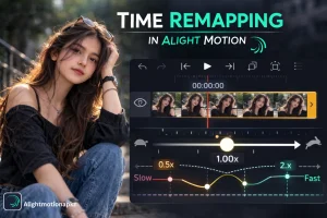 Time Remapping in alight motion