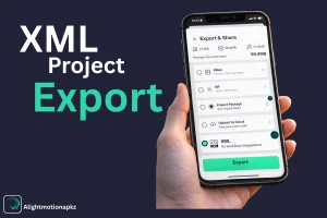 XML Project Export in alight motion